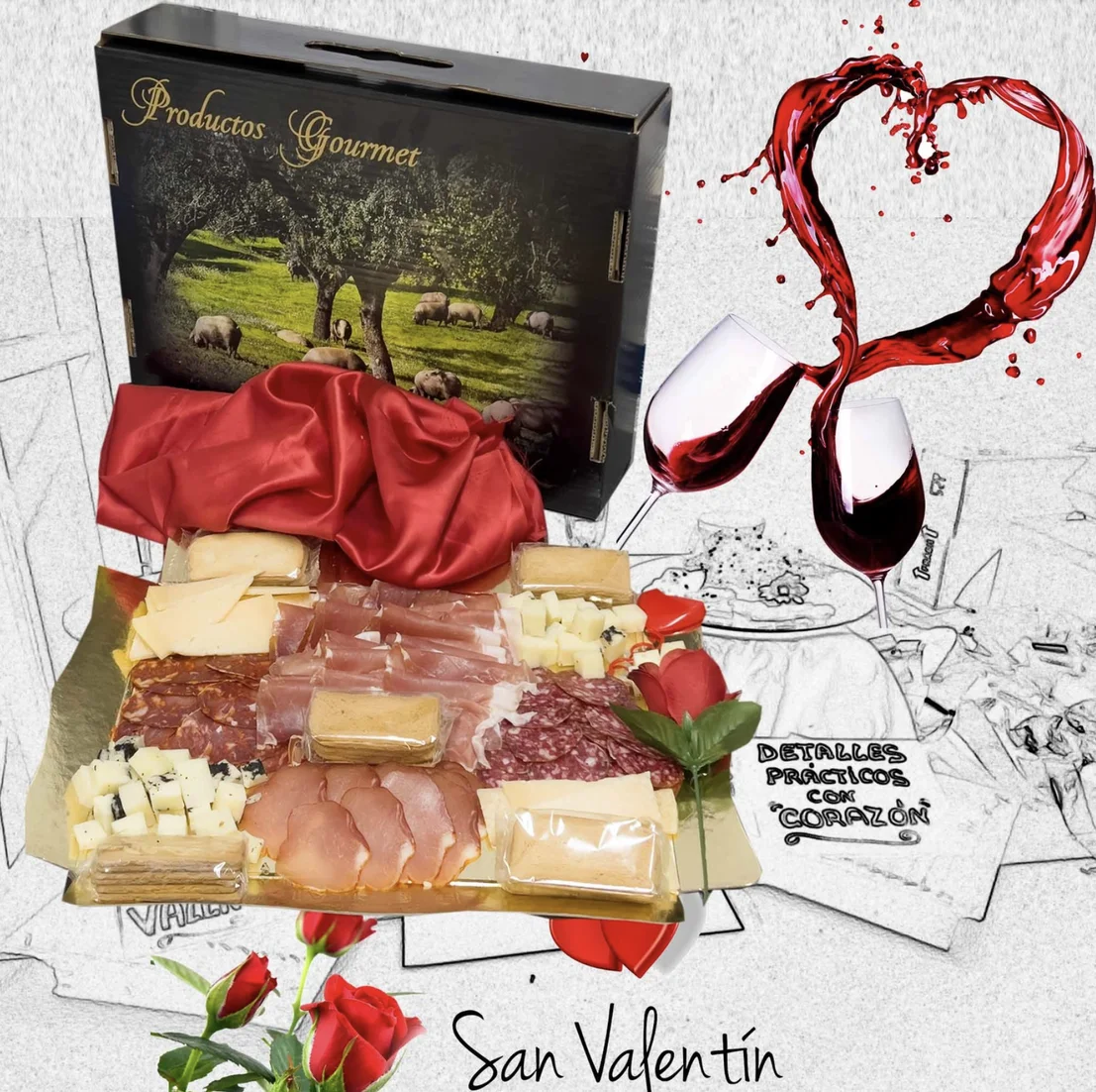 Varias bandejas con combinaciones distintas