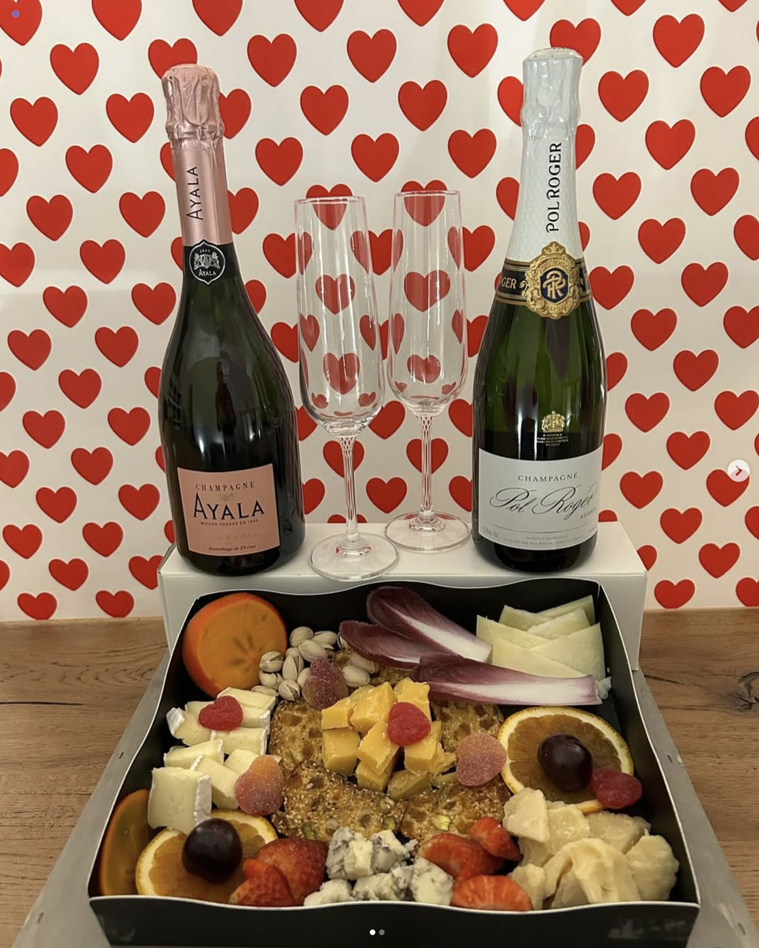 Caja regalo gourmet con lazo