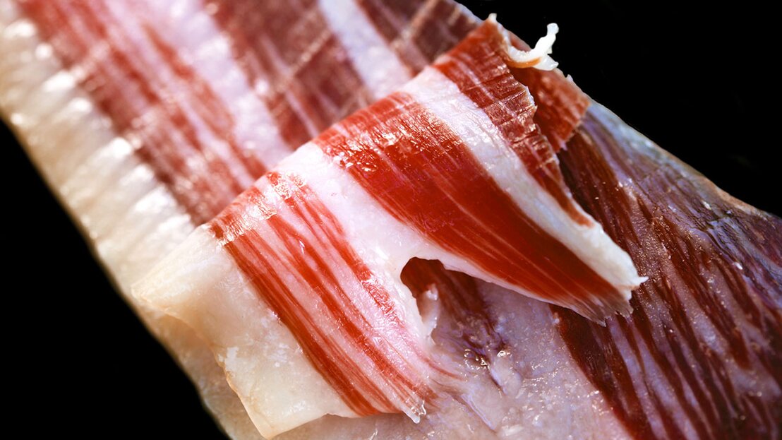 Sobres de jamón ibérico cortado a cuchillo