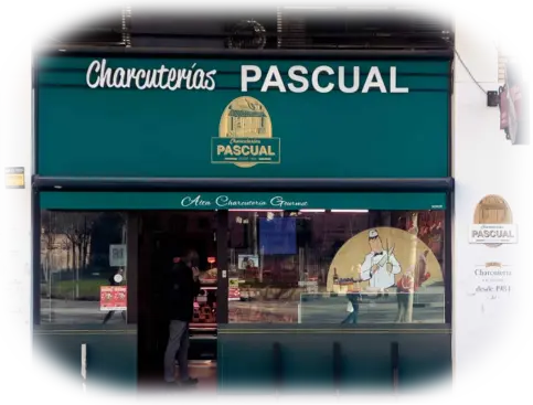 Mostrador de Charcuterias Pascual en Zaragoza